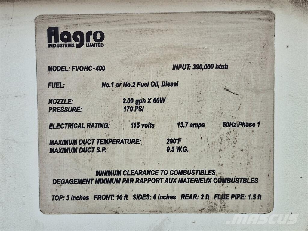 Flagro FVOHC-400 Sprzęt do podgrzewania i rozmrażania