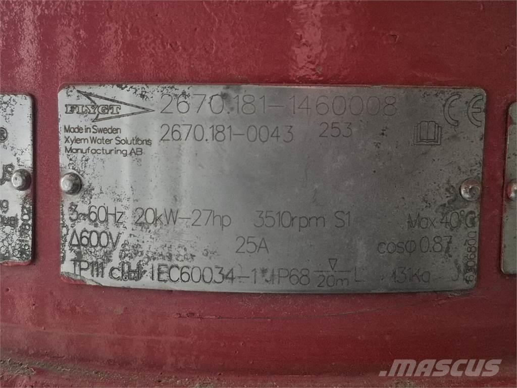 Flygt 2670.181-0043 Pompy wodne