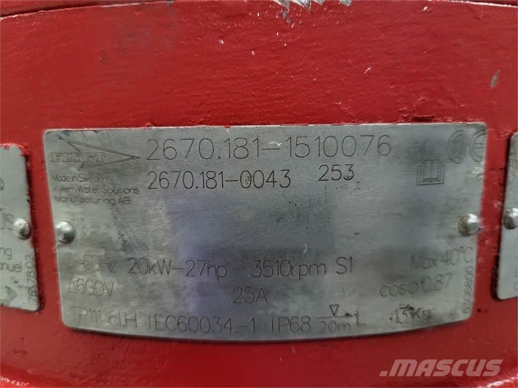 Flygt 2670.181-0043 Pompy wodne
