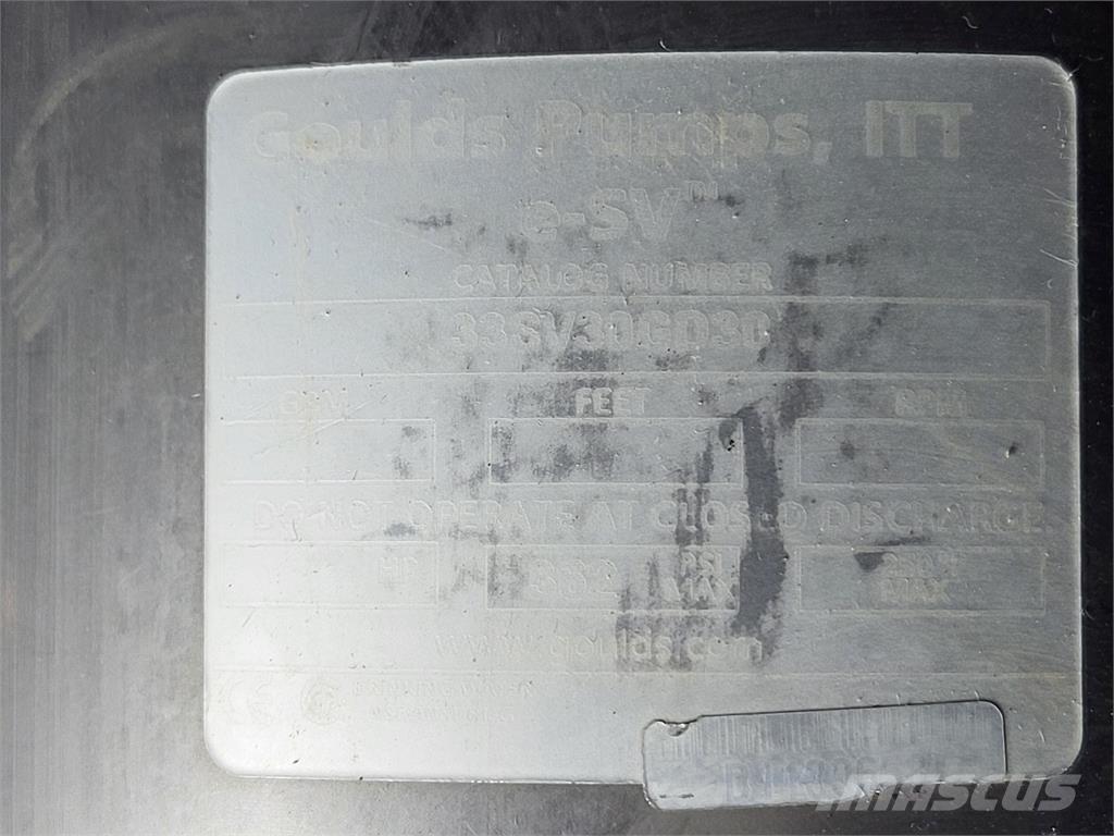  GOULDS 33SV30GD30 Pompy wodne