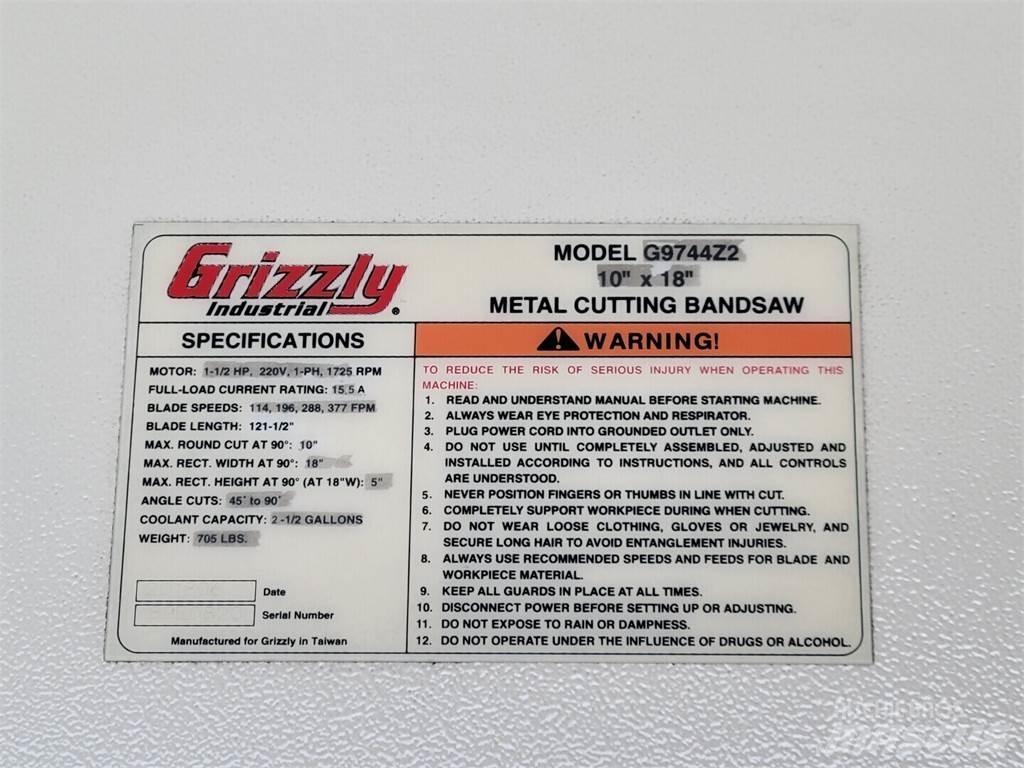 Grizzly G9744Z2 Maszyny budowlane - Inne