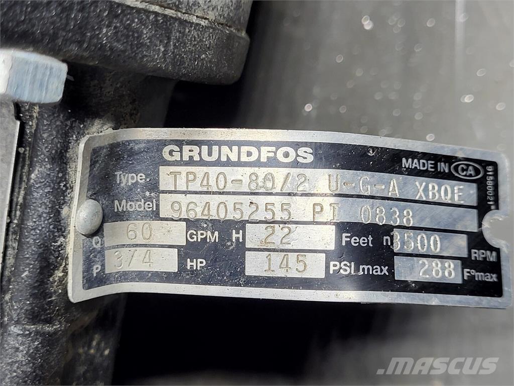 Grundfos 96405255 Pompy wodne