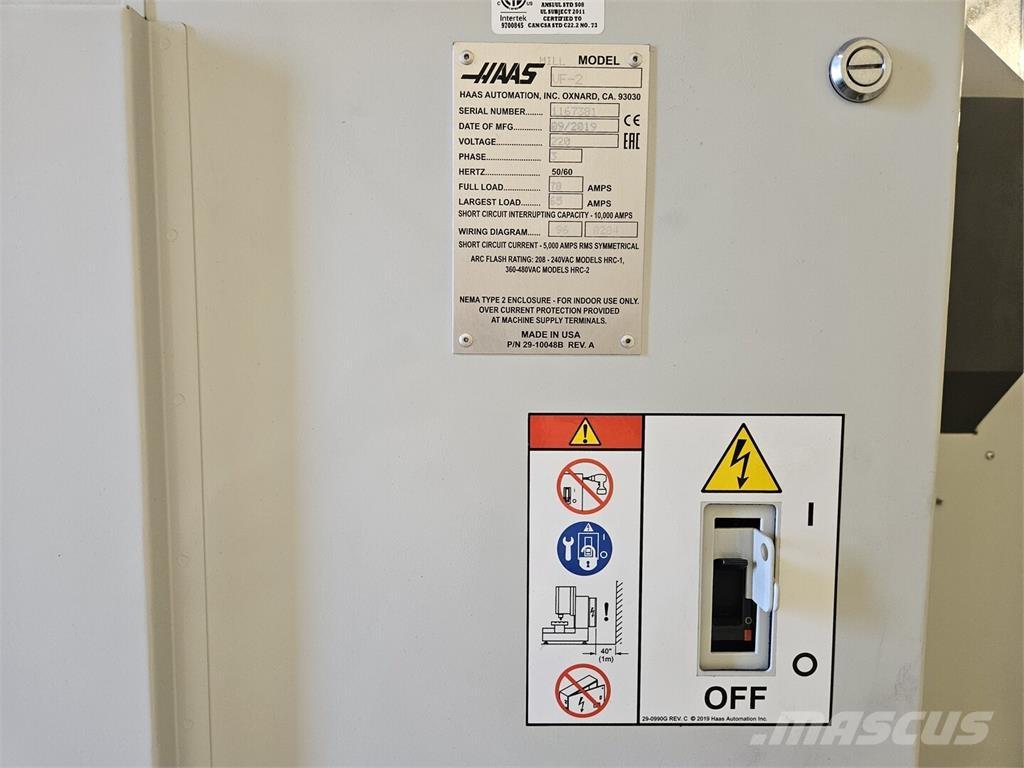 Haas VF-2 Maszyny budowlane - Inne
