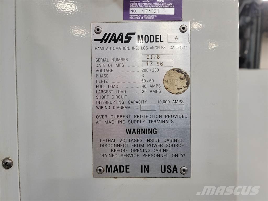Haas VF-4 Maszyny budowlane - Inne