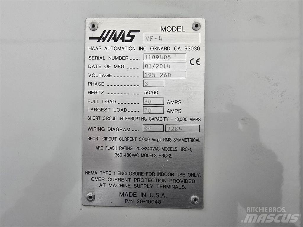 Haas VF-4 Maszyny budowlane - Inne