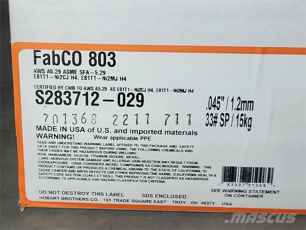 Hobart S283712-029 Urządzenia spawalnicze