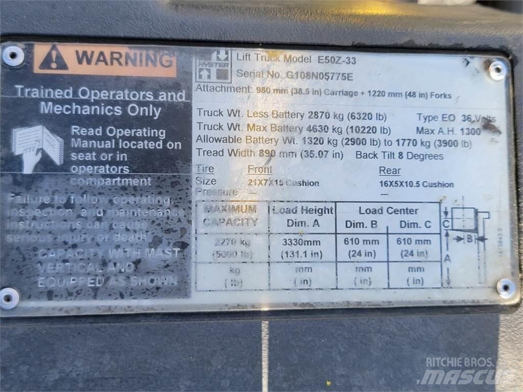 Hyster E50Z-33 Maszyny budowlane - Inne