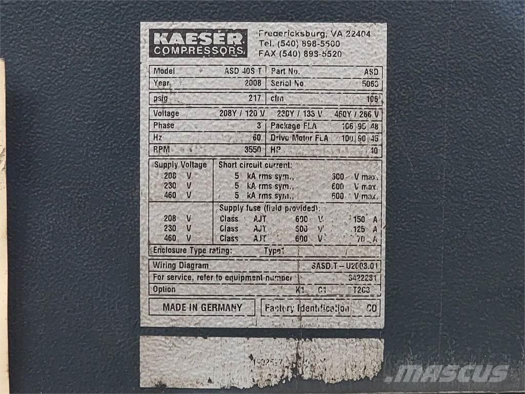 Kaeser ASD 40ST Kompresory