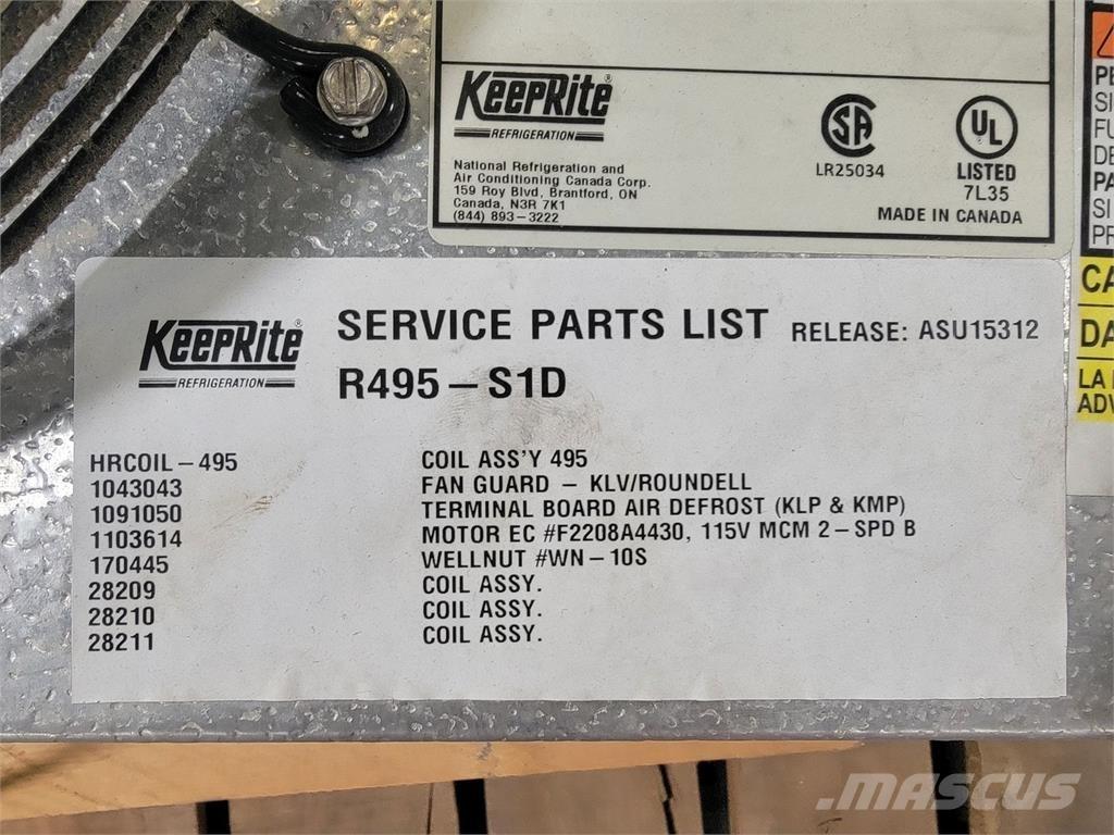  KEEPRITE R495-S1D Sprzęt do podgrzewania i rozmrażania
