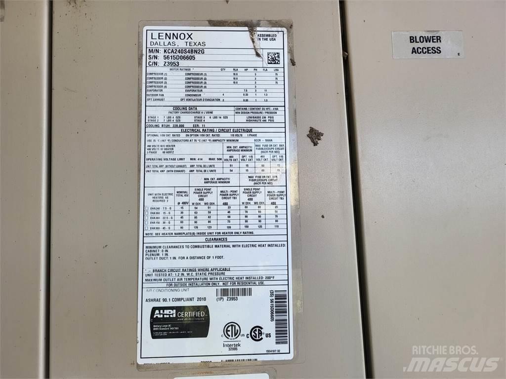  LENNOX KCA240S4BN2G Sprzęt do podgrzewania i rozmrażania