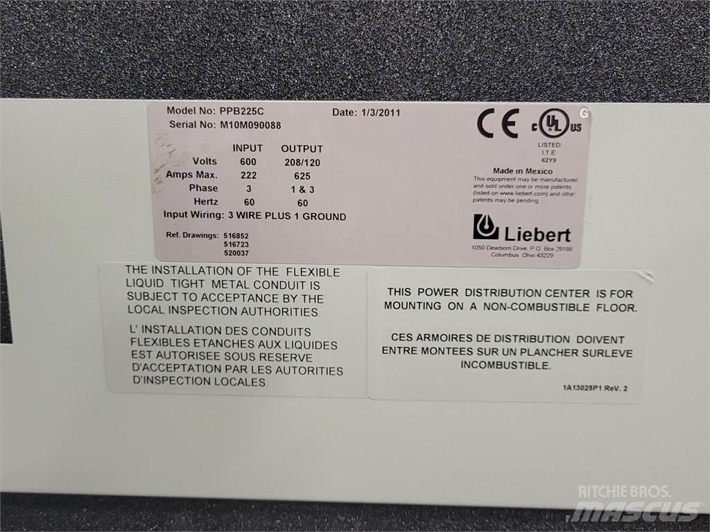  LIEBERT PPB225C Maszyny budowlane - Inne