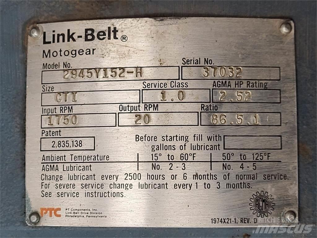 Link-Belt 2945Y152-H Maszyny budowlane - Inne