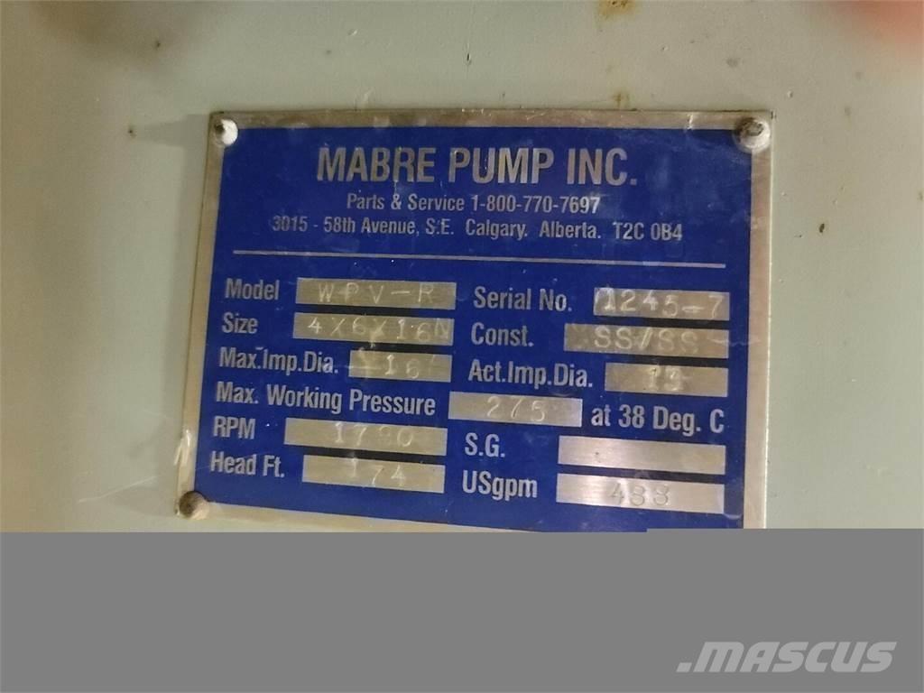  MABRE PUMP WPV-R Pompy wodne
