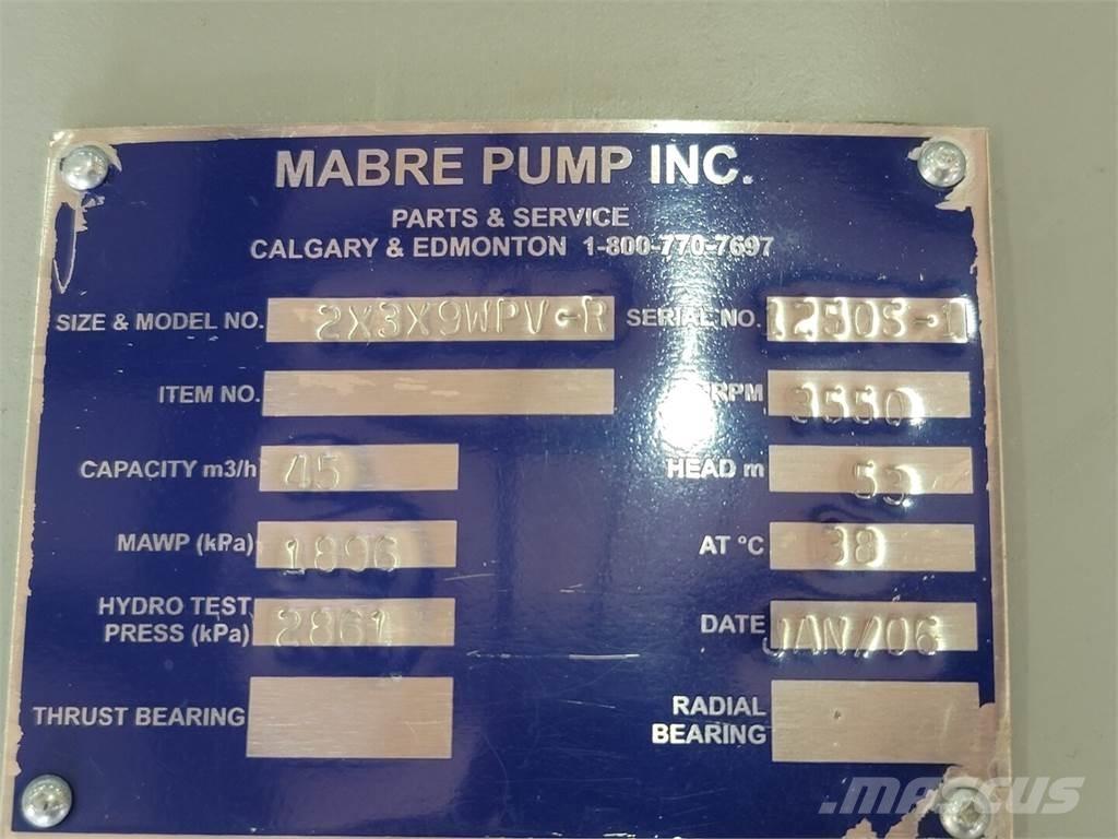  MABRE PUMP WPV-R Pompy wodne