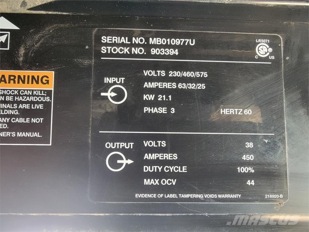 Miller Deltaweld 452 Urządzenia spawalnicze