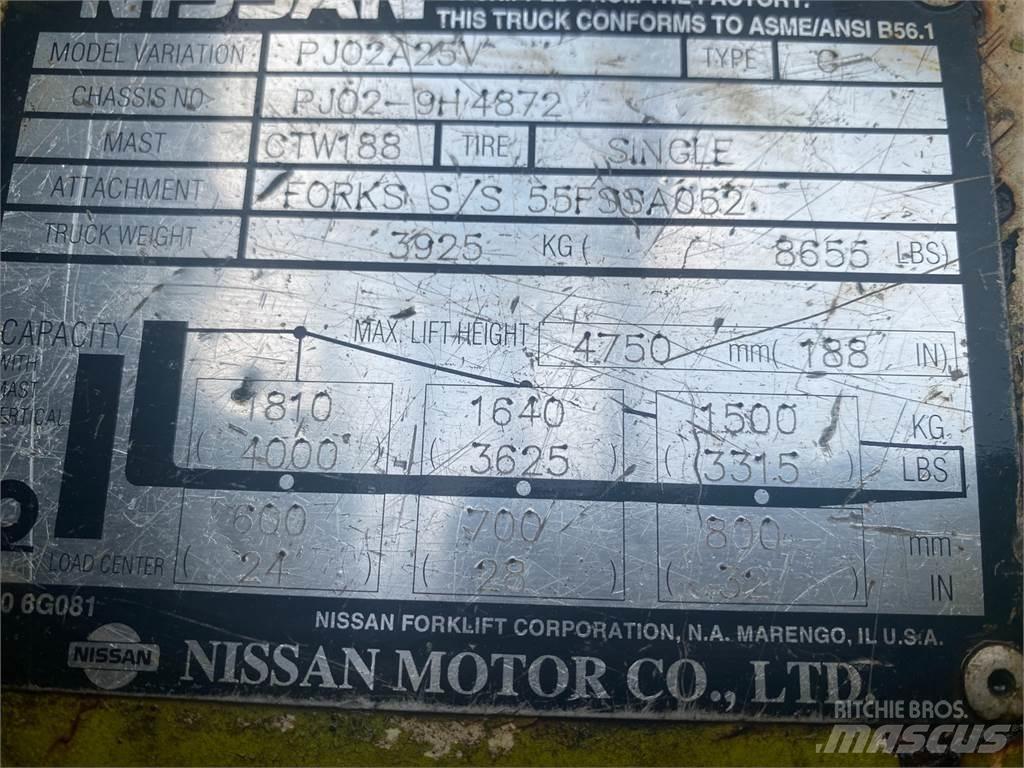 Nissan PJO2A25V Maszyny budowlane - Inne