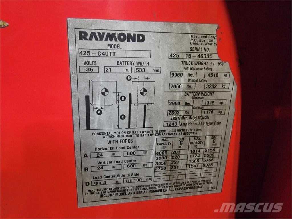 Raymond 425-C40TT Maszyny budowlane - Inne