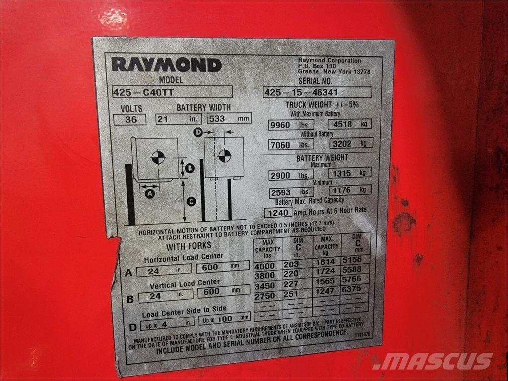 Raymond 425-C40TT Maszyny budowlane - Inne
