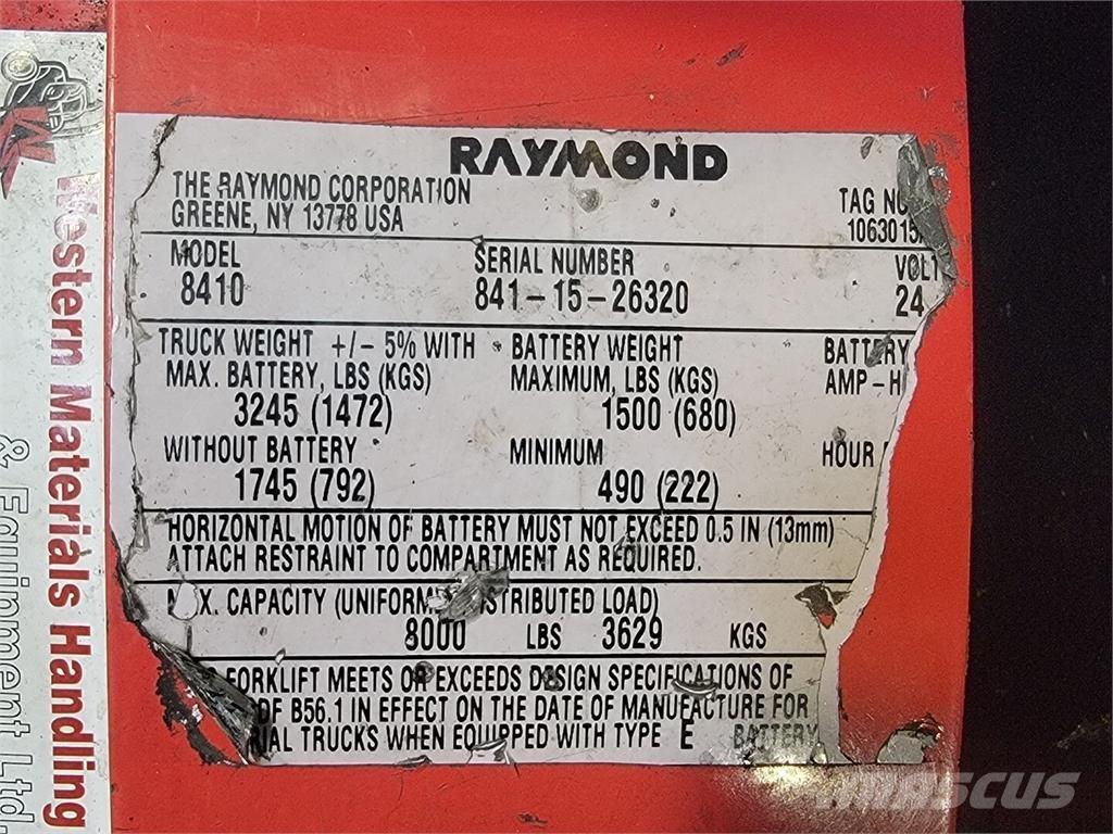 Raymond 8410 Maszyny budowlane - Inne