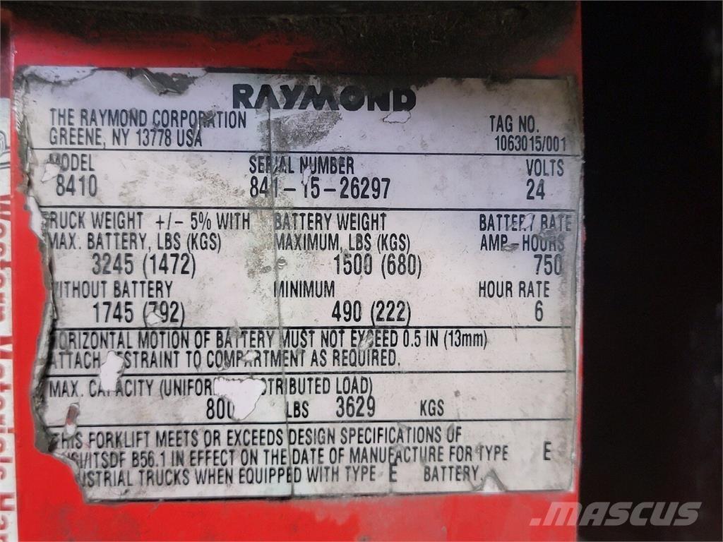 Raymond 8410 Maszyny budowlane - Inne