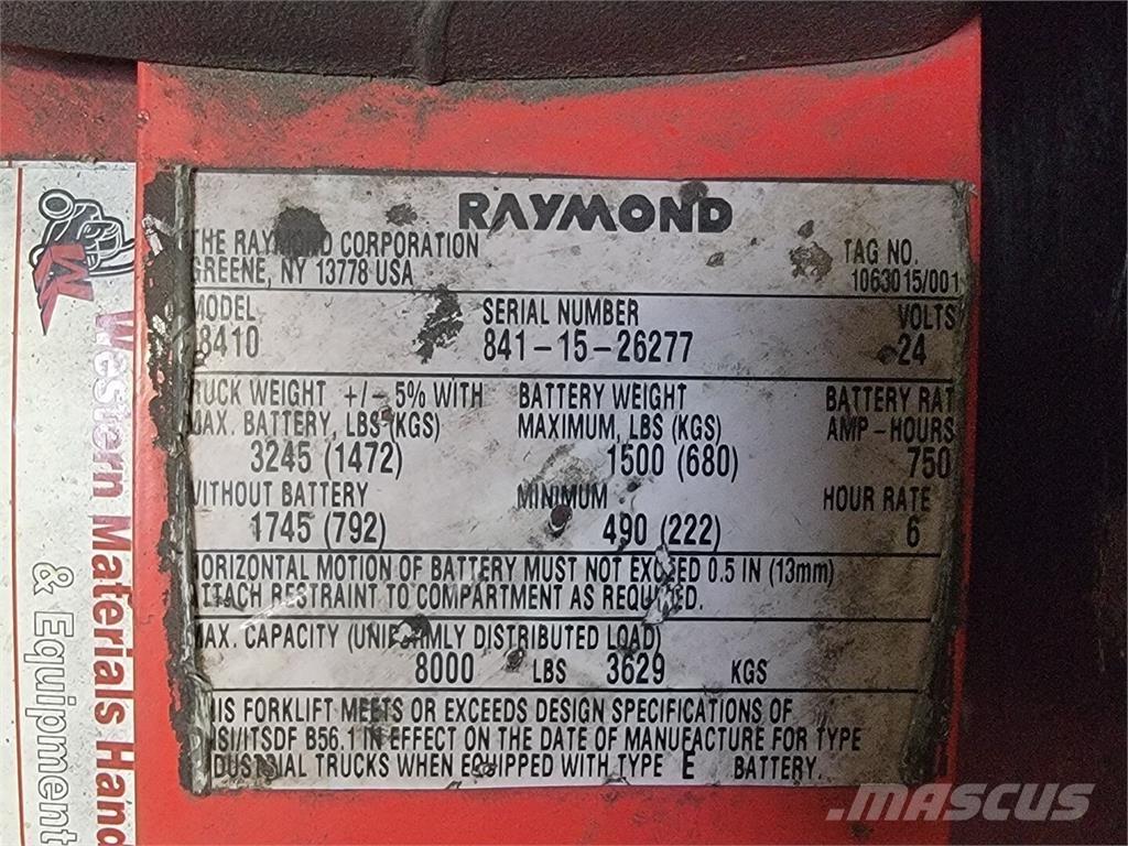 Raymond 8410 Maszyny budowlane - Inne