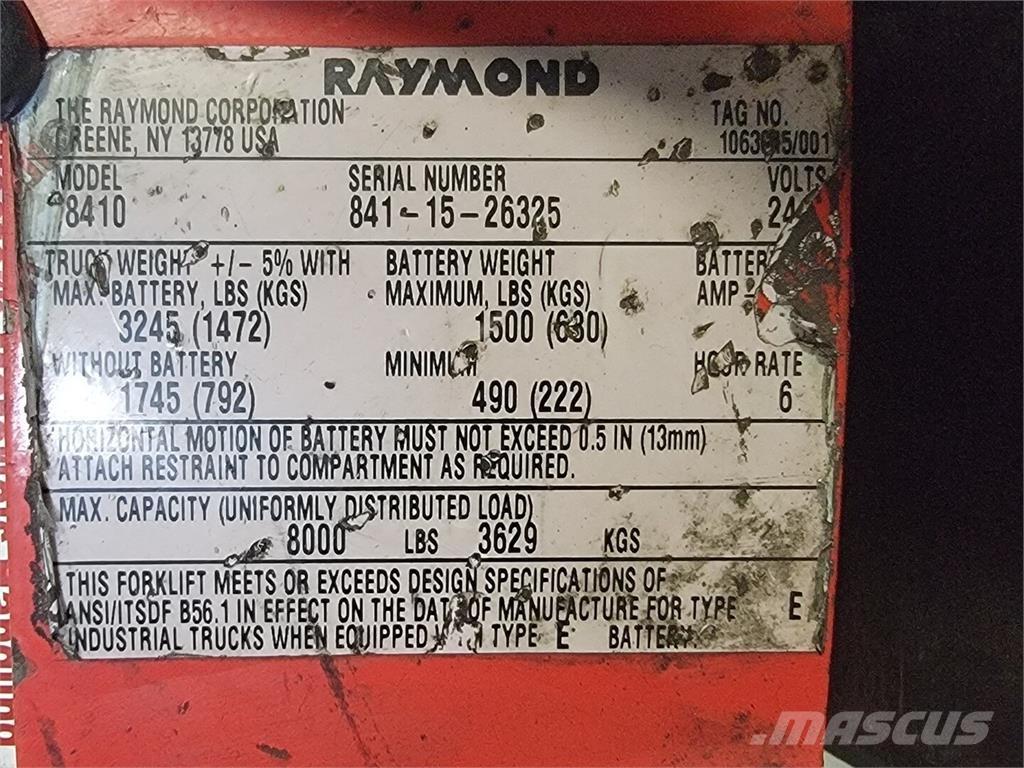 Raymond 8410 Maszyny budowlane - Inne
