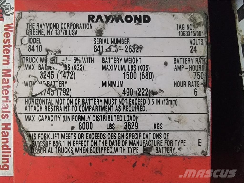 Raymond 8410 Maszyny budowlane - Inne