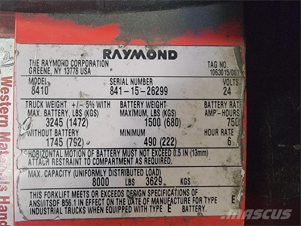 Raymond 8410 Maszyny budowlane - Inne