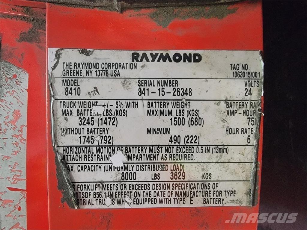 Raymond 8410 Maszyny budowlane - Inne