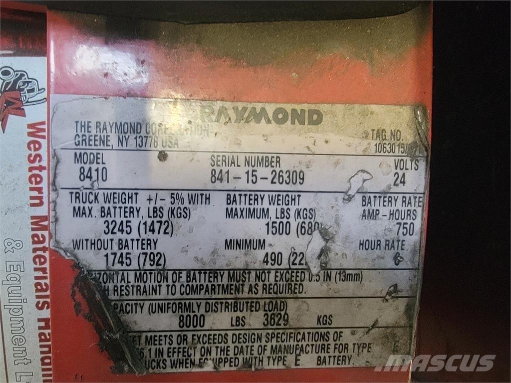 Raymond 8410 Maszyny budowlane - Inne