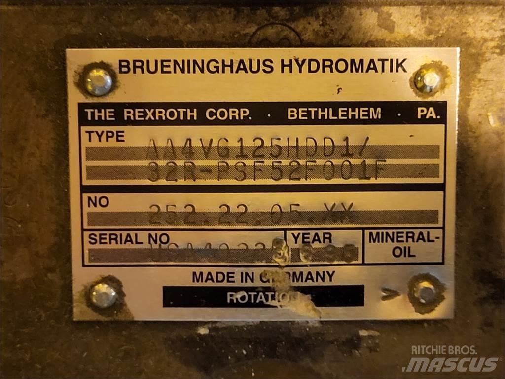 Rexroth A4VG125HDD1 Pompy wodne