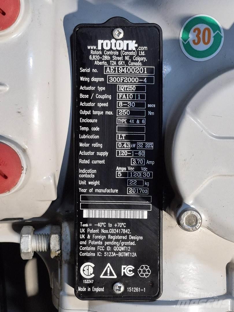  ROTORK IQT250 Maszyny budowlane - Inne