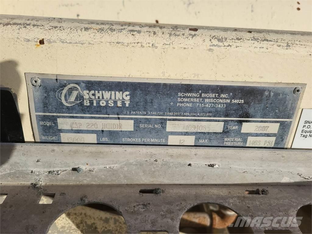 Schwing KSP 220 Pompy wodne