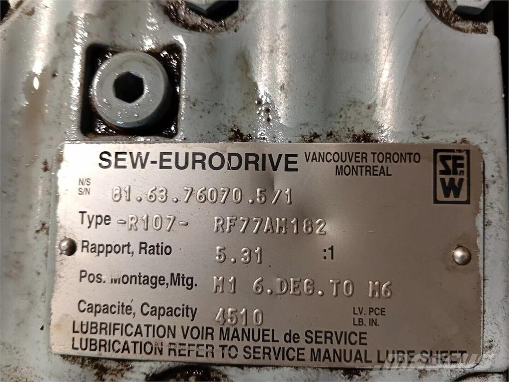  SEW-EURODRIVE R107 Maszyny budowlane - Inne