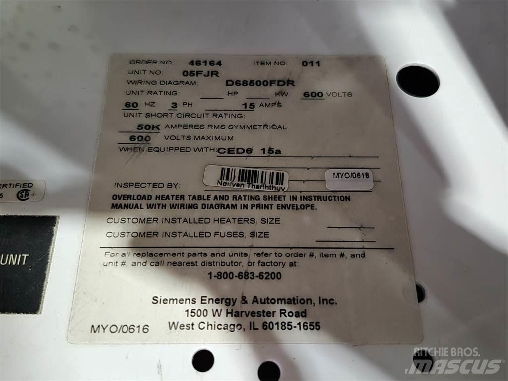 Siemens CED63B015 Maszyny budowlane - Inne