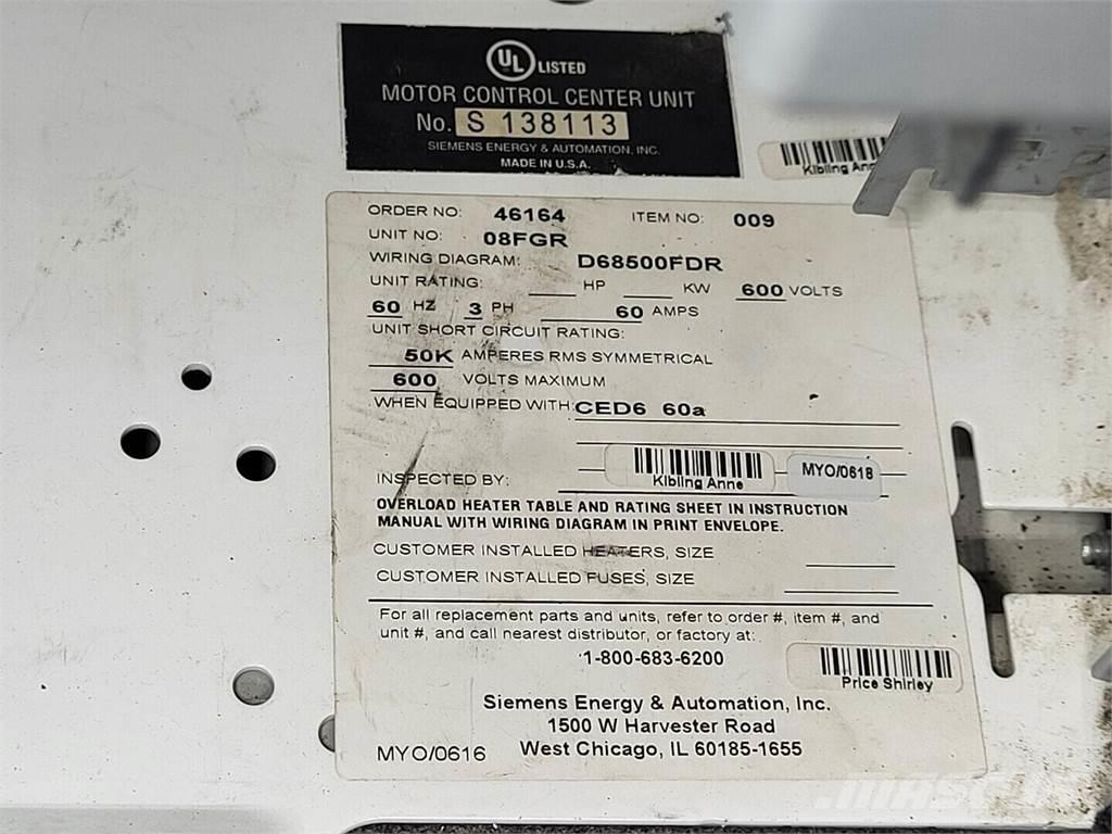 Siemens CED63B060 Maszyny budowlane - Inne
