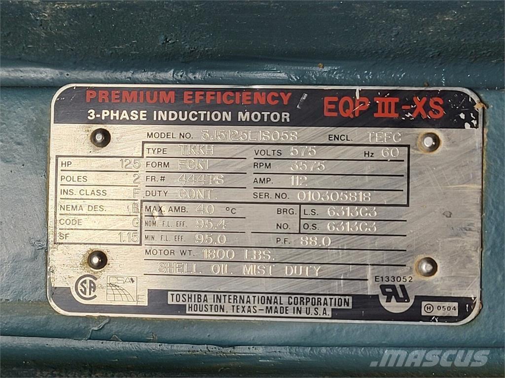  TOSHIBA 3J5125L1S058 Silniki przemysłowe