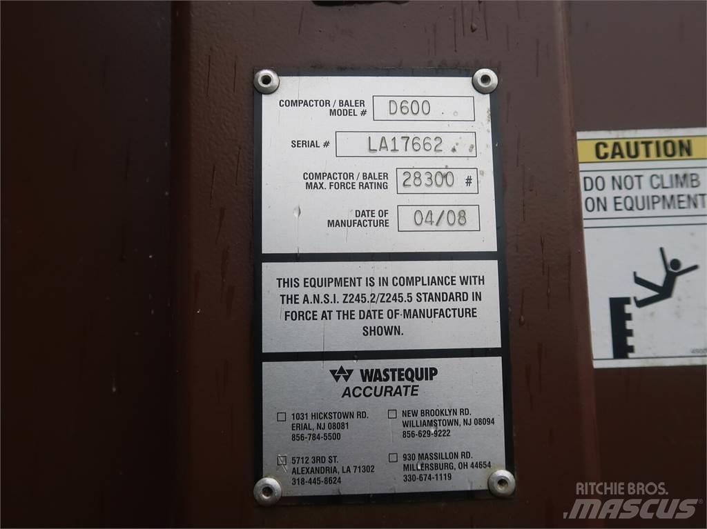 Wastequip D600 Inny sprzęt paszowy