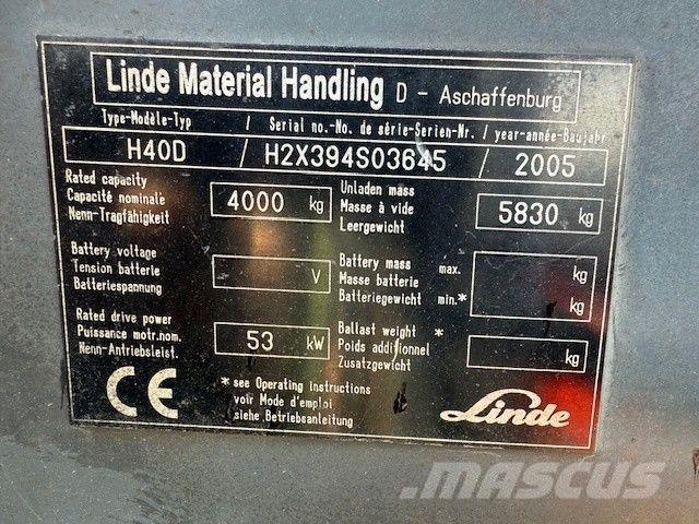 Linde H 40 D Wózki Diesla