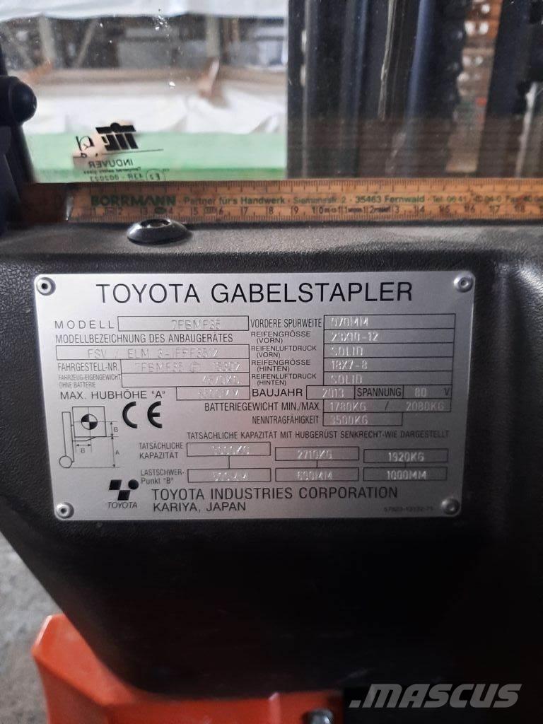 Toyota 7FBMF35 Wózki elektryczne