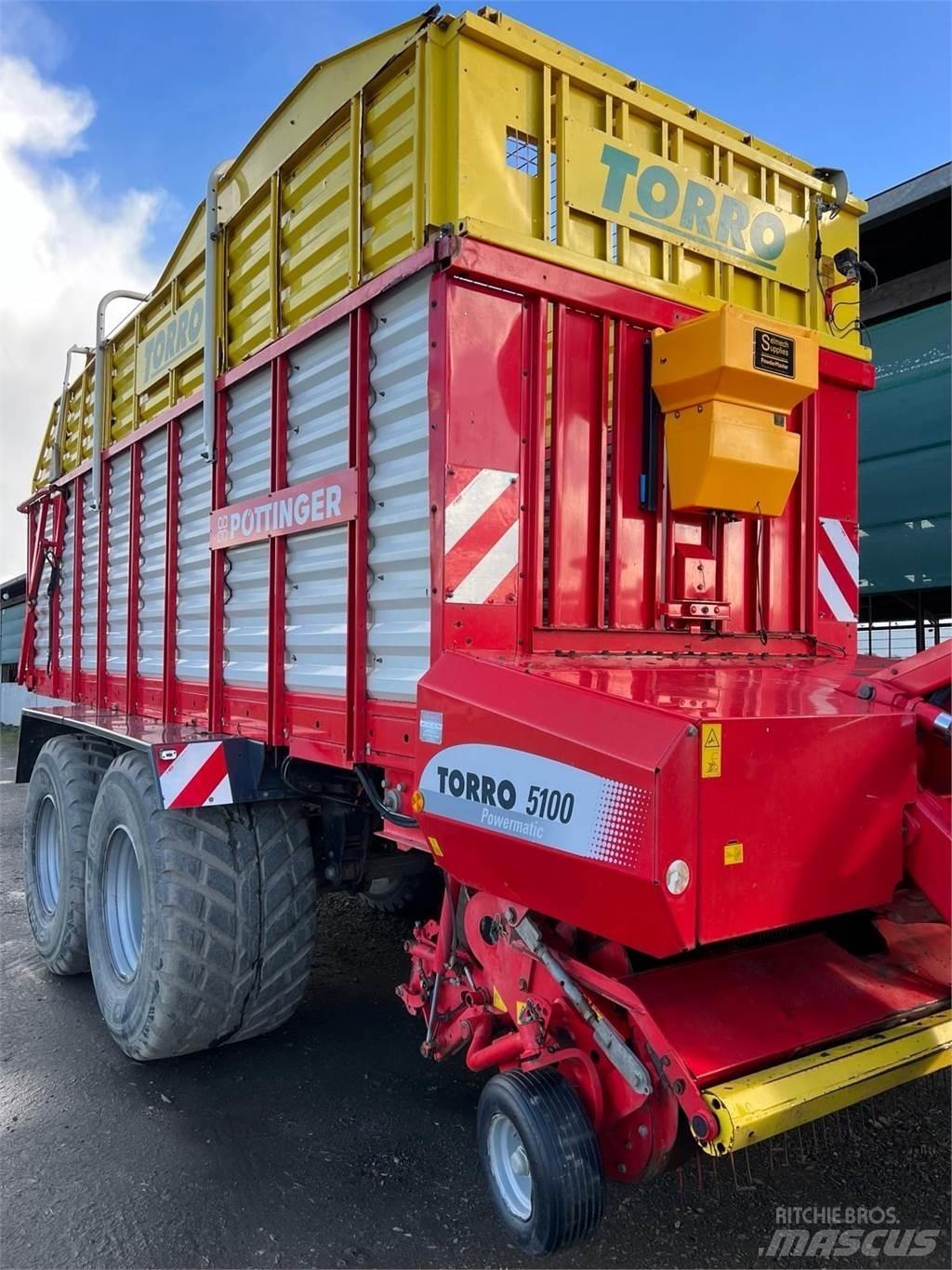 Pöttinger Torro 5100L Wozy paszowe