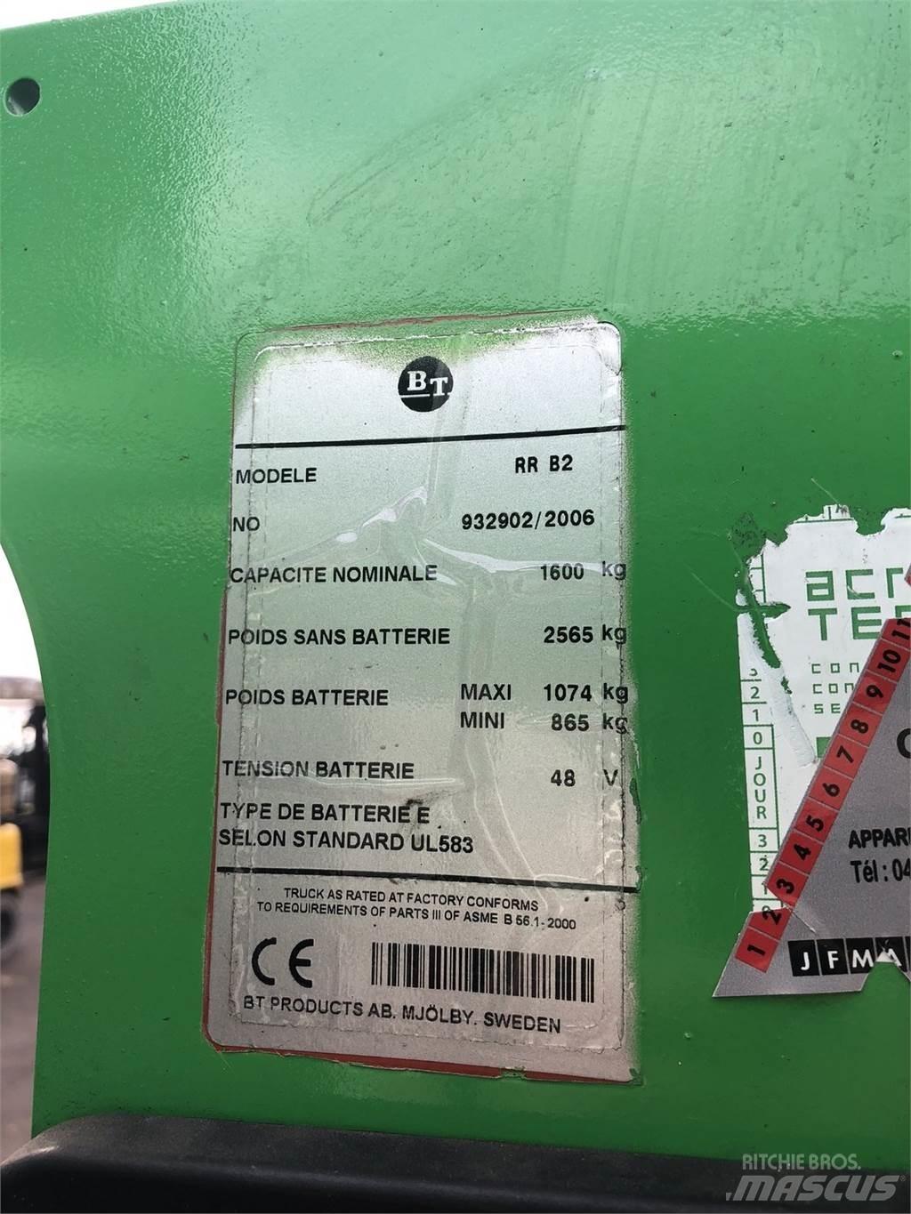 Cesab RRB2 Wózki widłowe wysokiego składowania