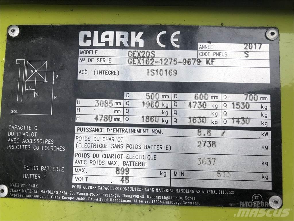 Clark GEX20S Wózki widłowe inne