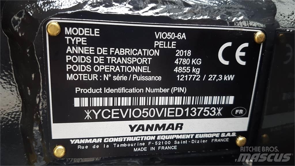 Yanmar ViO50-6 Minikoparki
