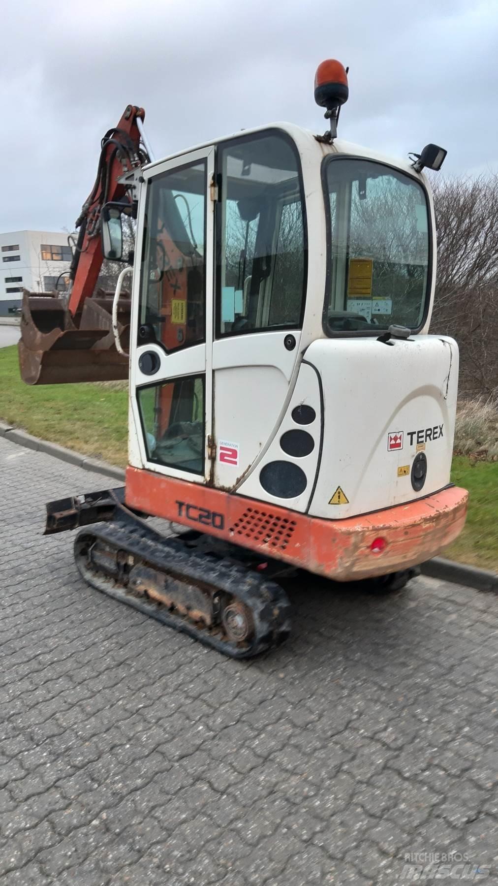 Terex TC20 Minikoparki