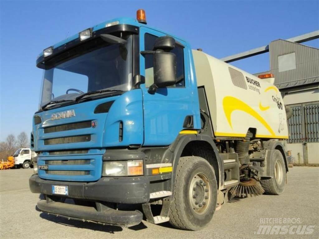 Scania P 230 Bucher Zamiatarki