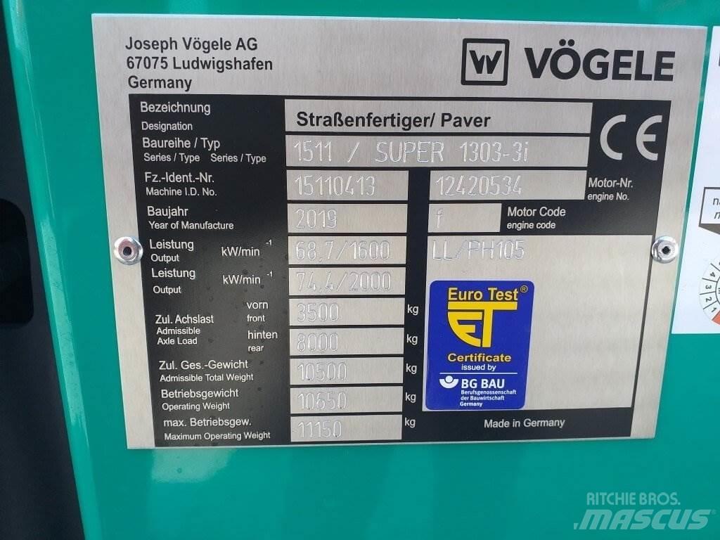 Vögele Super 1303-3i Rozściełacze do asfaltu