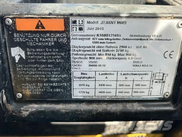 Hyster J2.0XNT MWB Wózki elektryczne