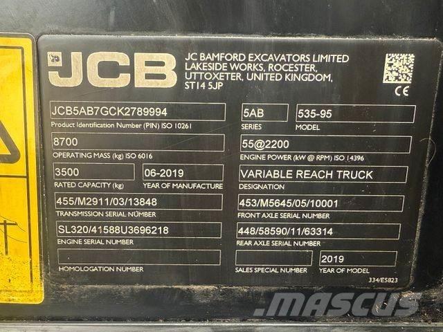 JCB 535-95 Ładowarki teleskopowe