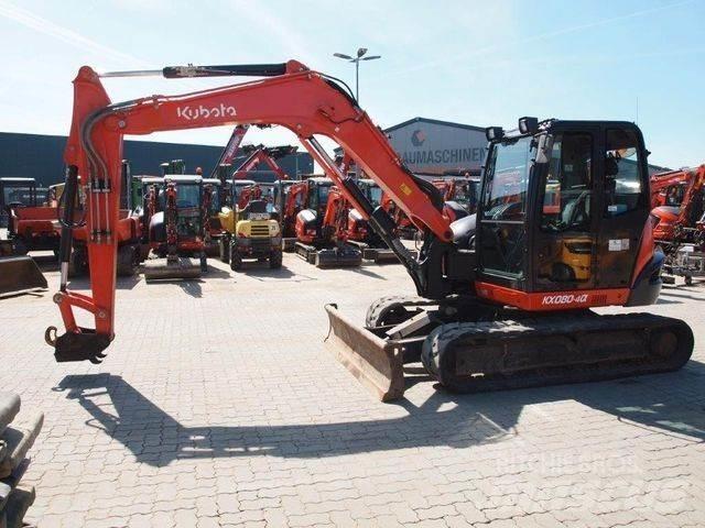 Kubota KX080-4a Minikoparki